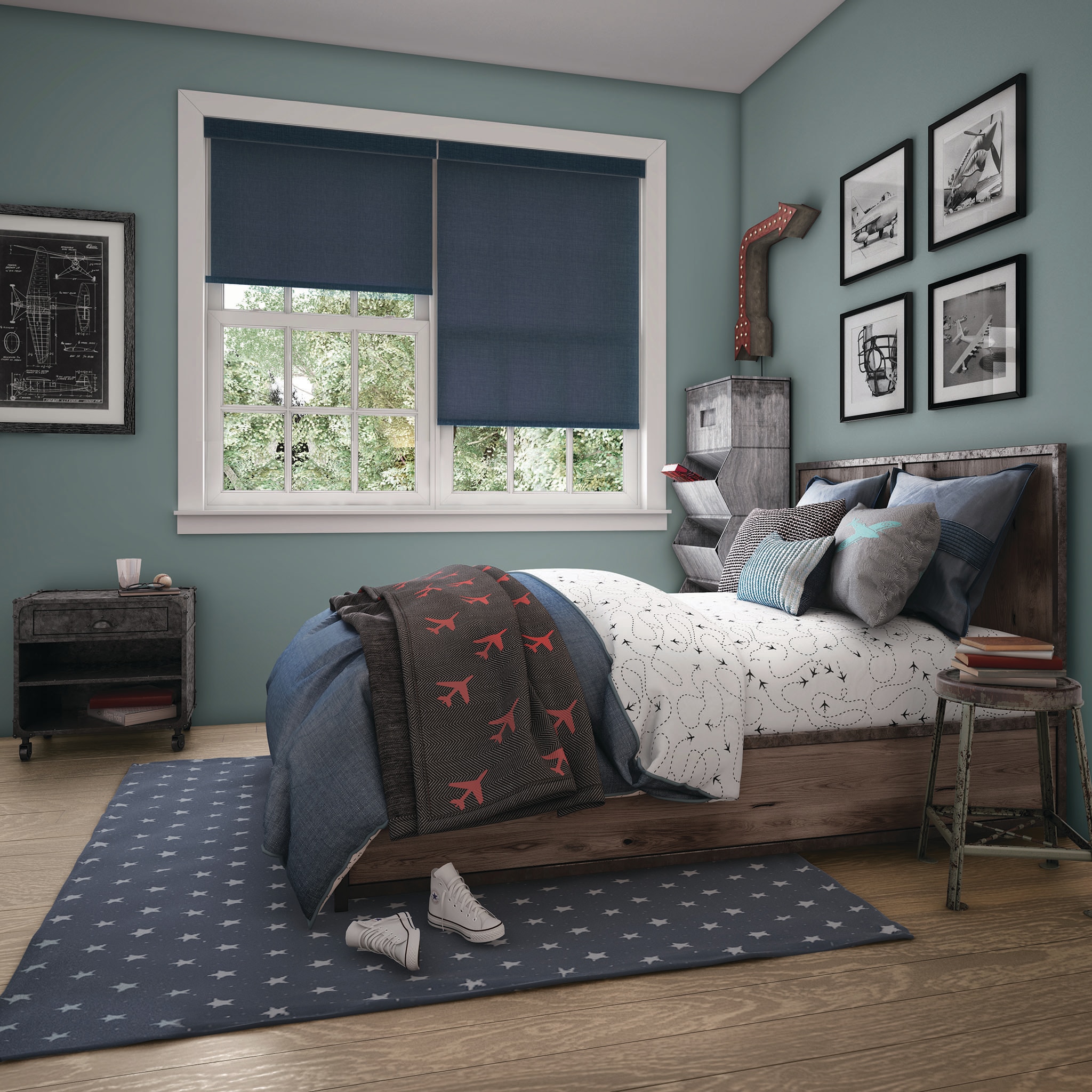 Room Darkening Roller Shades